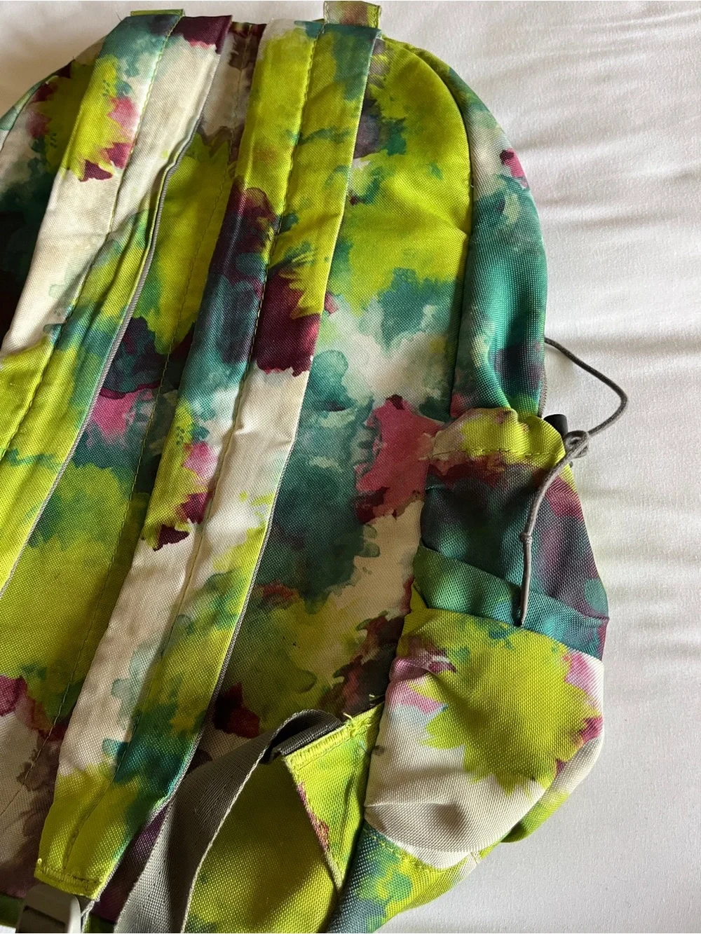 PUMA Procat Green Watercolor Tie Dye Multi-Pocket Backpack Rucksack